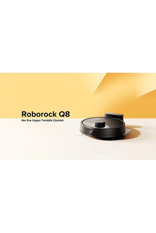 Q8 Akıllı Robot Süpürge Siyah - 1