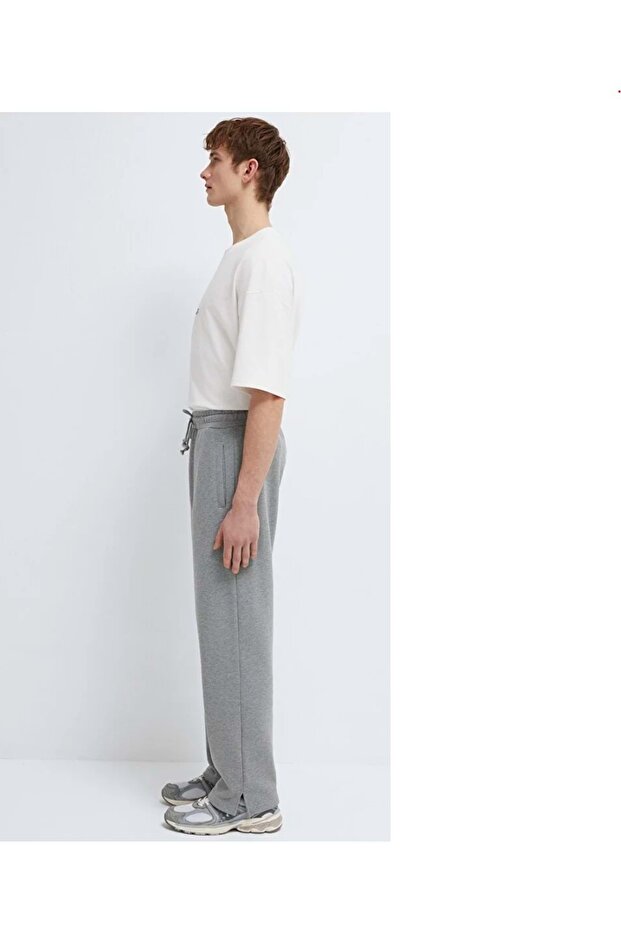 M0010462 Basic Men's Sweatpants Gray - 8