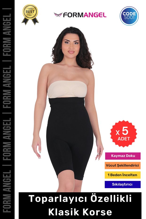 # Corset Non-Marking Non-Slip D Stitch-Free Body Shaping Hip t Shaping / Sculpting Classic Corset - 5 Pieces