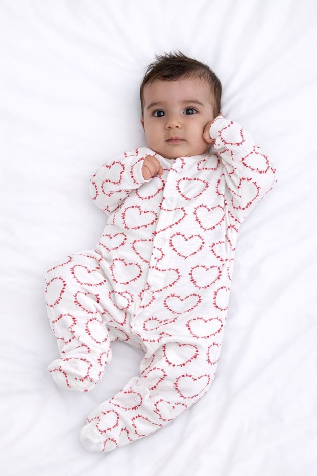 100% Cotton Organic Baby Girl Baby Boy Newborn Romper Printed Romper
