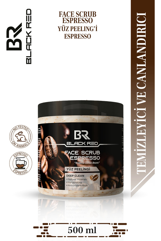 Espresso and Caffeine Facial Peeling - Revitalizing and Facial Peeling with Antioxidant Effect - 500 ml
