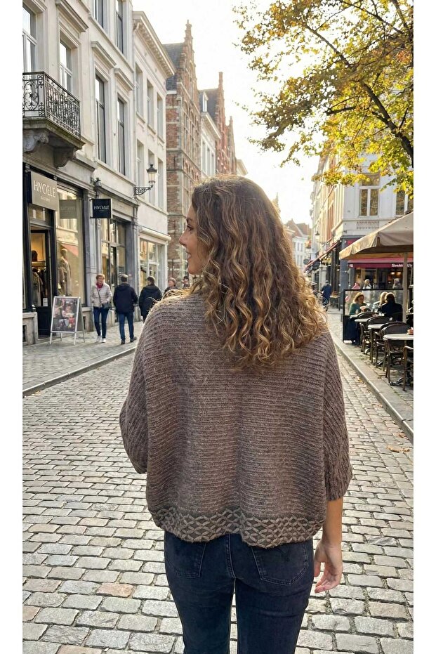 Zarafet Örgüsü Triko Panço - 2