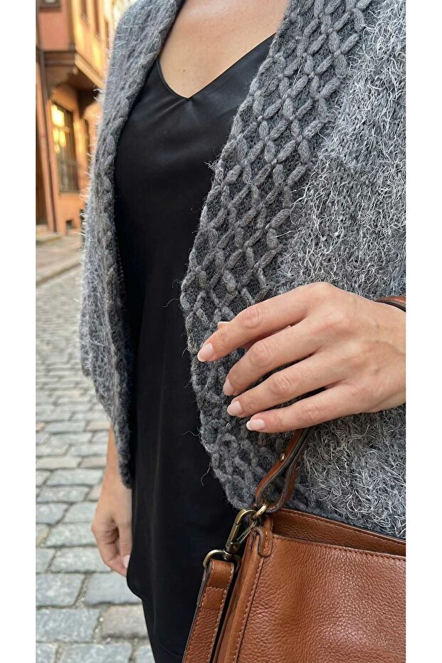 Zarafet Örgüsü Triko Panço - 3