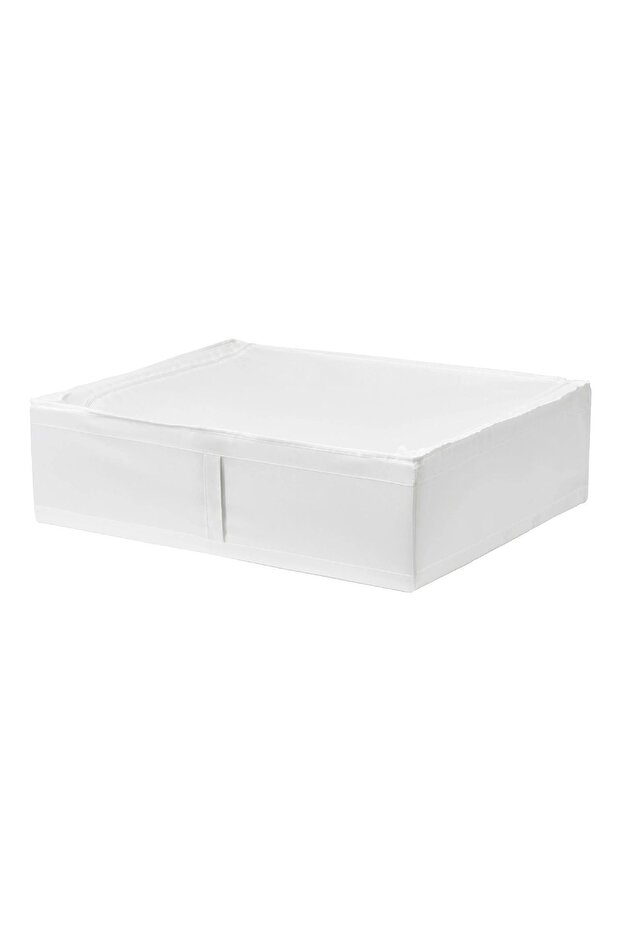Skubb White - 65x53x19 cm Foldable Storage Box, Underbed and Clothes Organization
