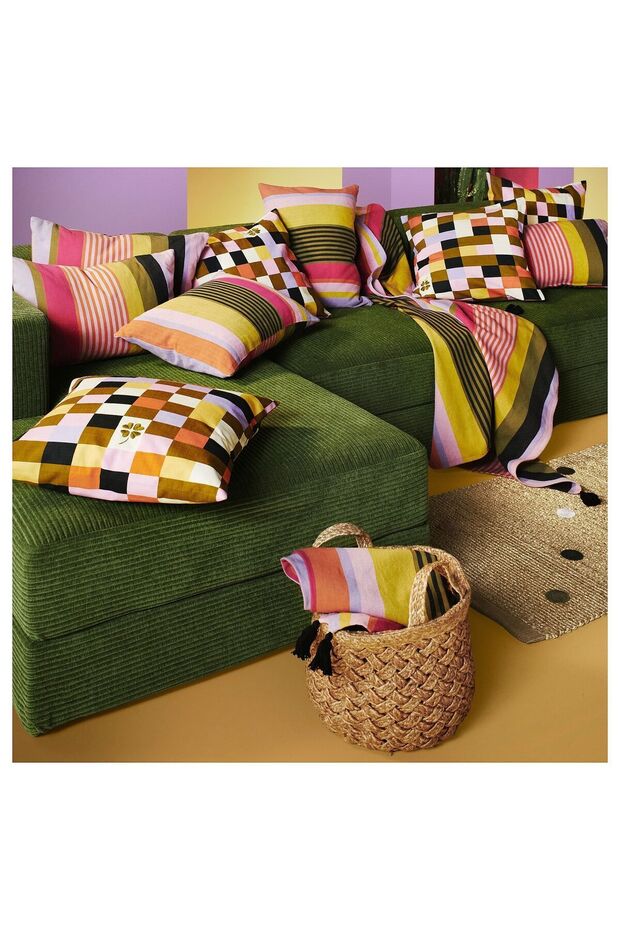 Dekoratif Sepet Jüt Örgü 31 cm El Dokuma - 3