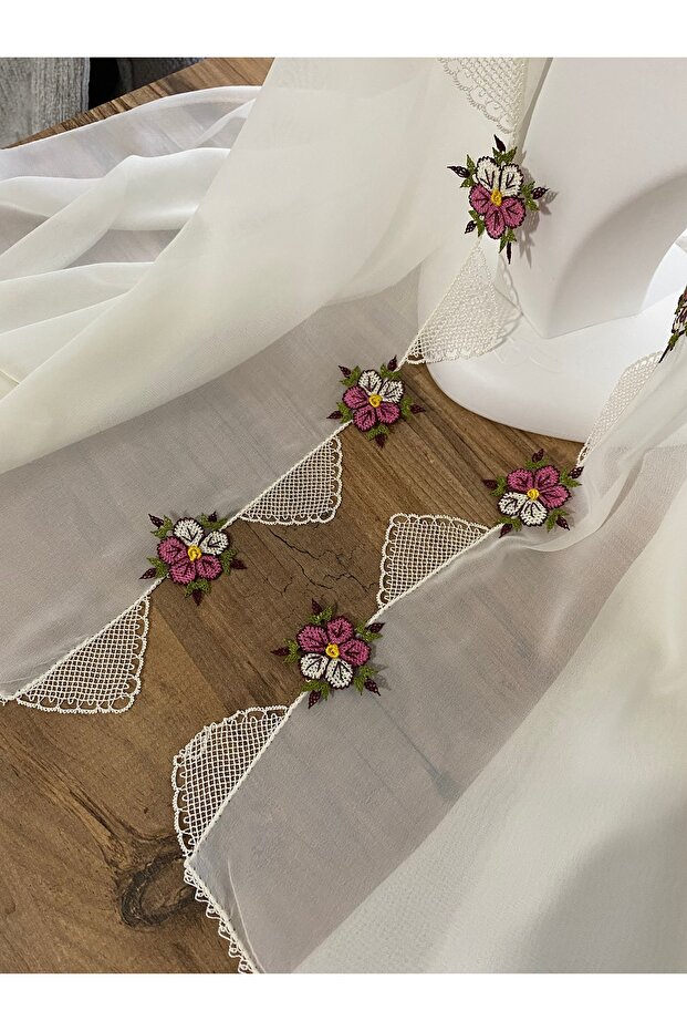 İğne oyası namaz başörtüsü - 4