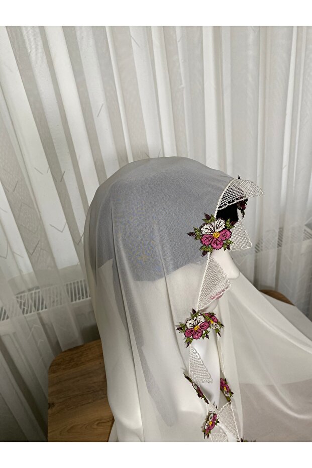 İğne oyası namaz başörtüsü - 2