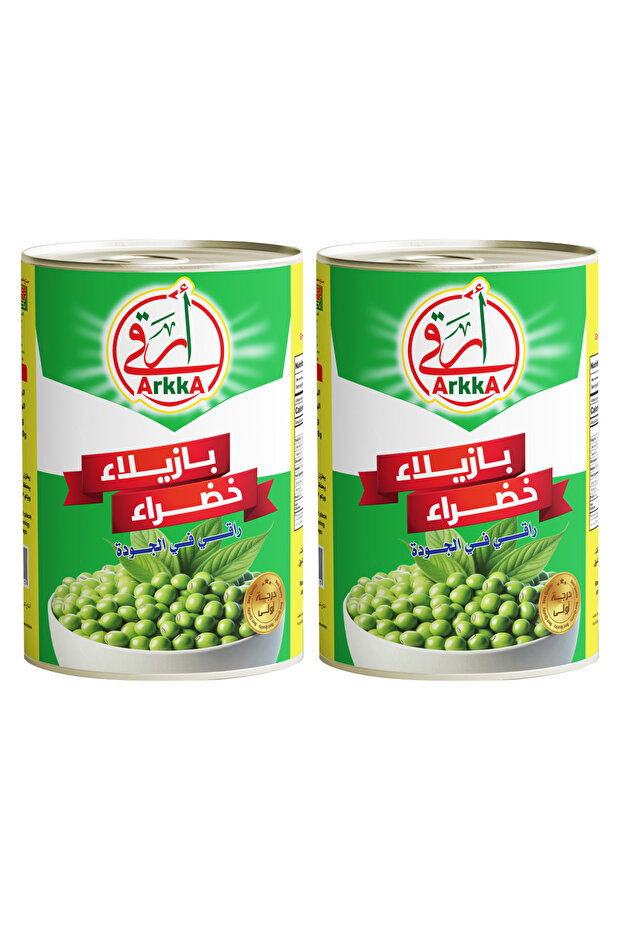 بازيلاء خضراء 400x2جم - 2 علب