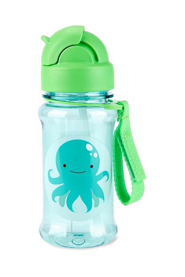 - Zoo Straw Bottle - Octopus - 355ml