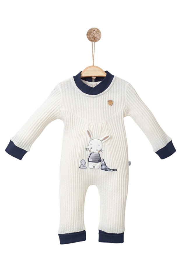 Rabbit Romper Baby Boy - Navy