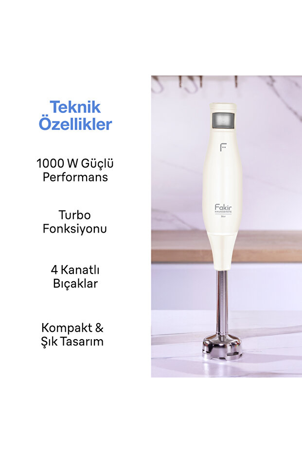 Stor Blender Seti Krem - 3