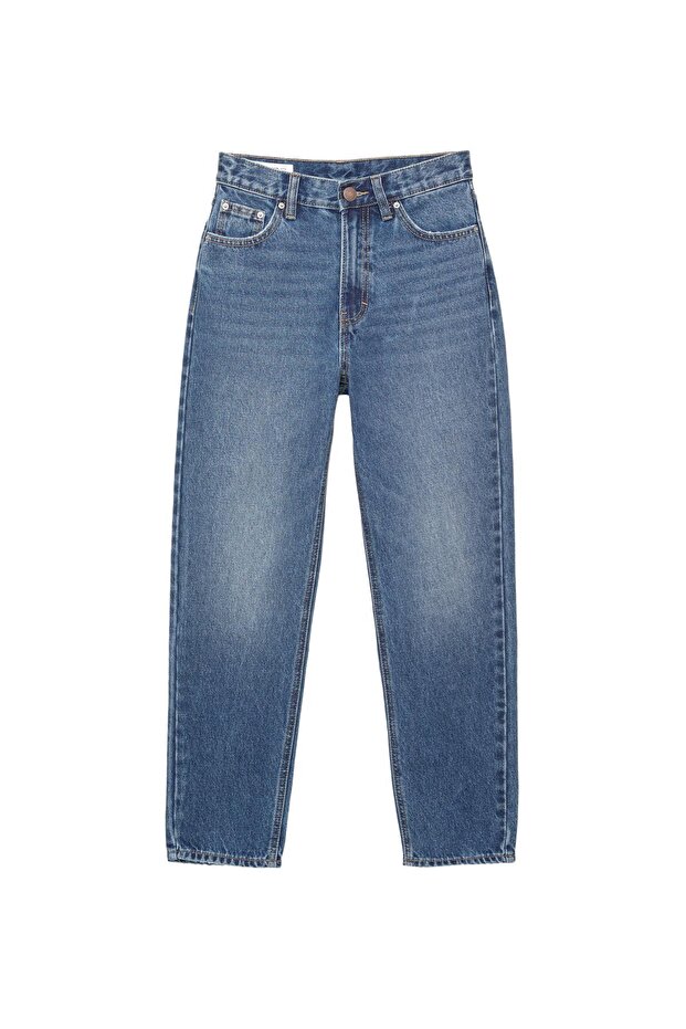 Mom fit yüksek bel jean - 4