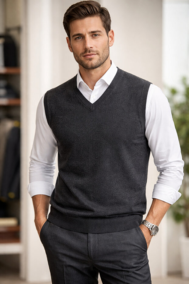 Ateştriko Klasik, Triko Örme Exlusive Süveter - 1