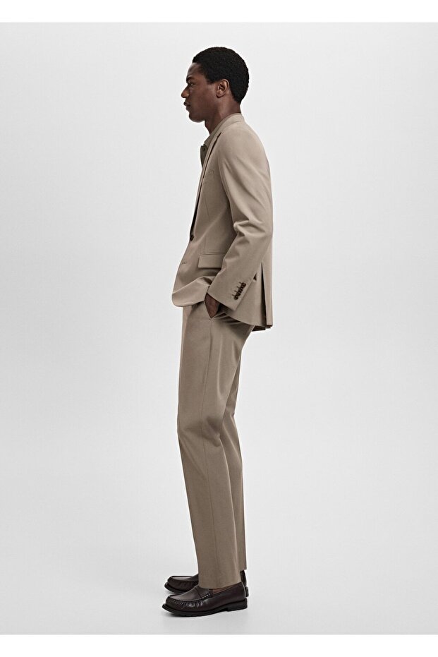 Milan slim fit kumaş pantolon - 7