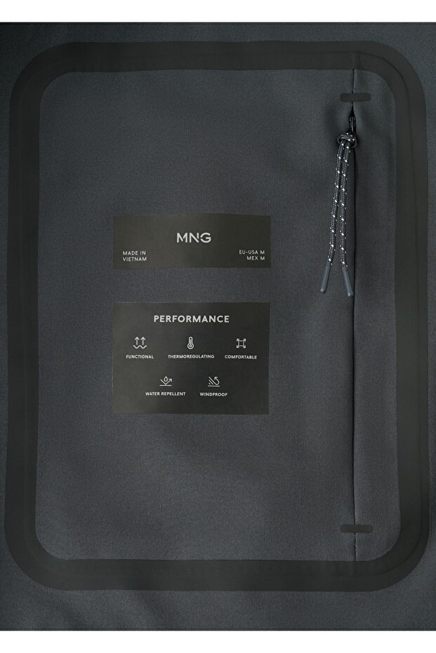 Water repellent bomber ceket - 5