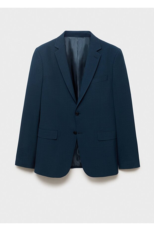 Streç kumaştan süper dar kesim blazer ceket - 3