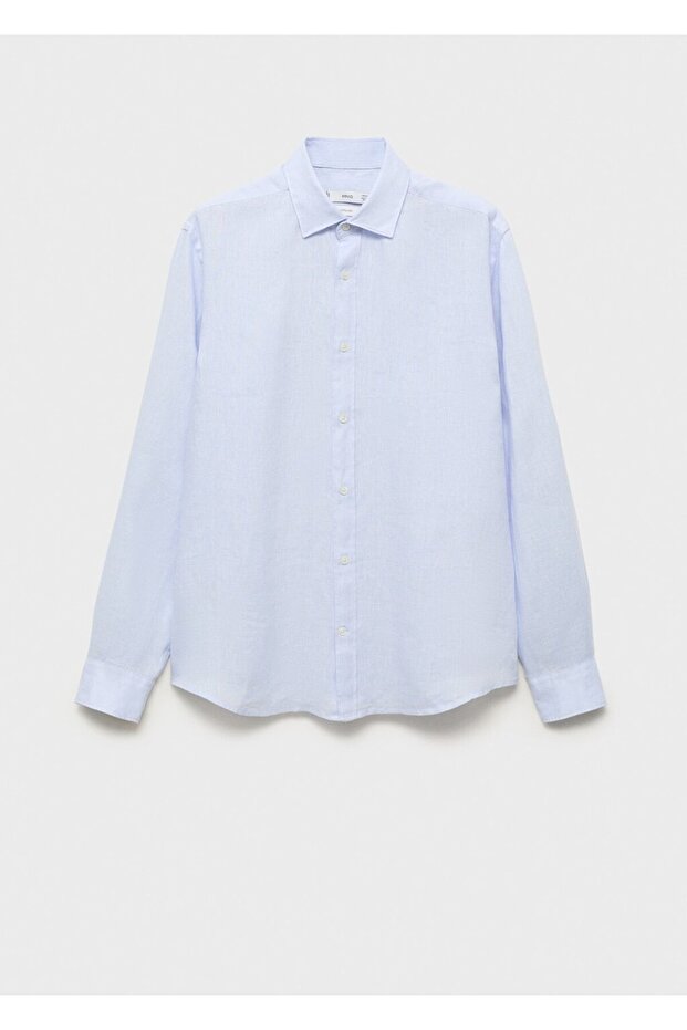 %100 keten gömlek - 3