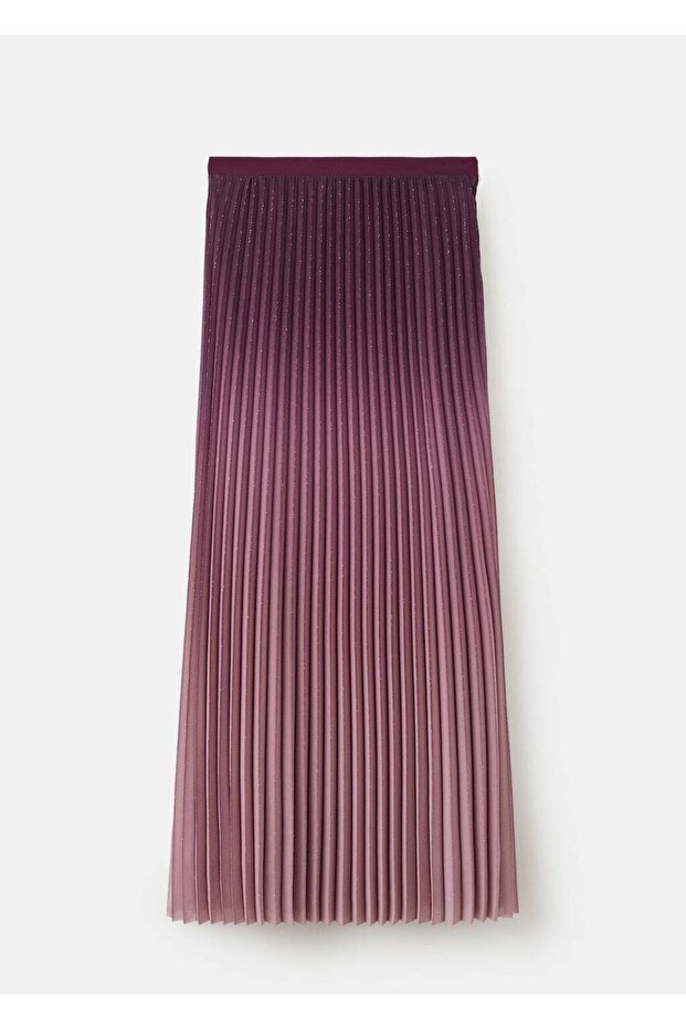 Pileli evaze etek - 3