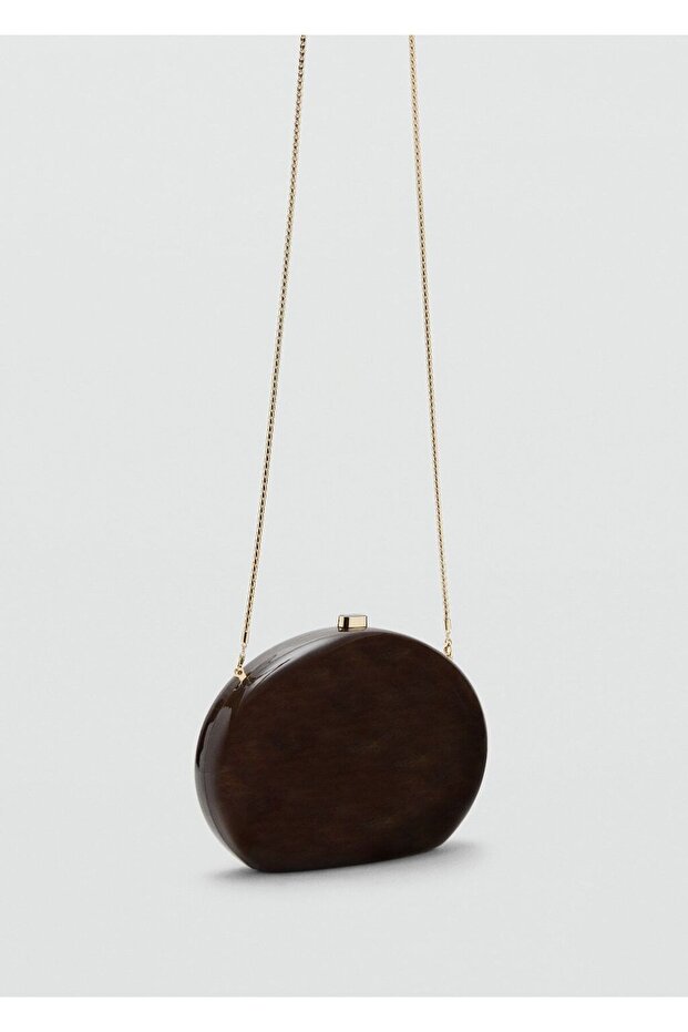 Oval clutch çanta - 1