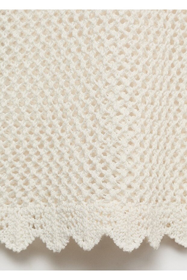 Kroşe flare pantolon - 5