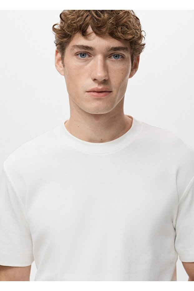 Medium weight regular fit tişört - 6