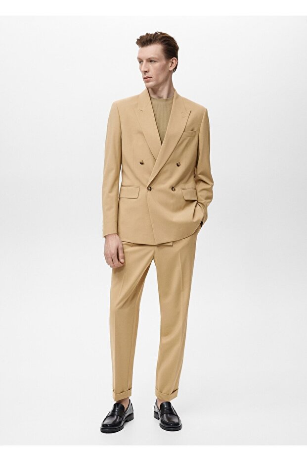 Boston regular fit kruvaze blazer ceket - 2