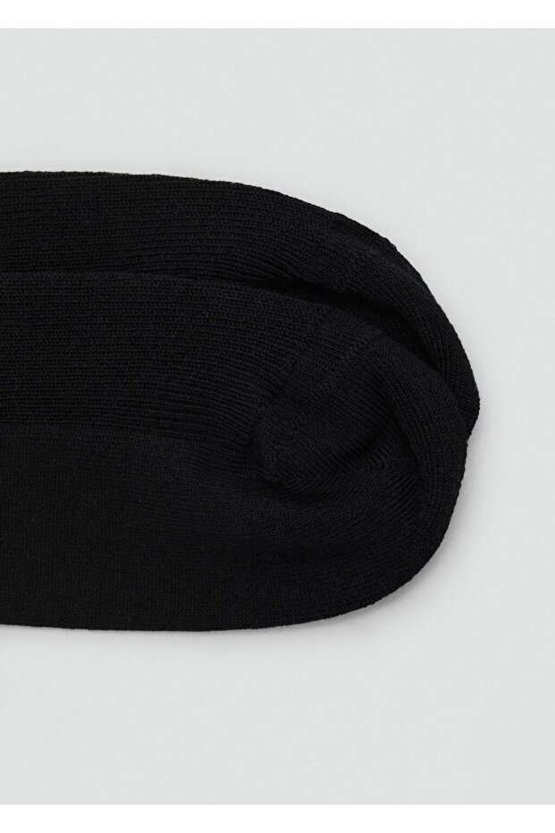 Pamuklu ribana çorap - 3