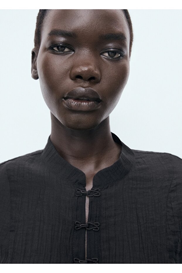 Lyocell bluz alamares - 6