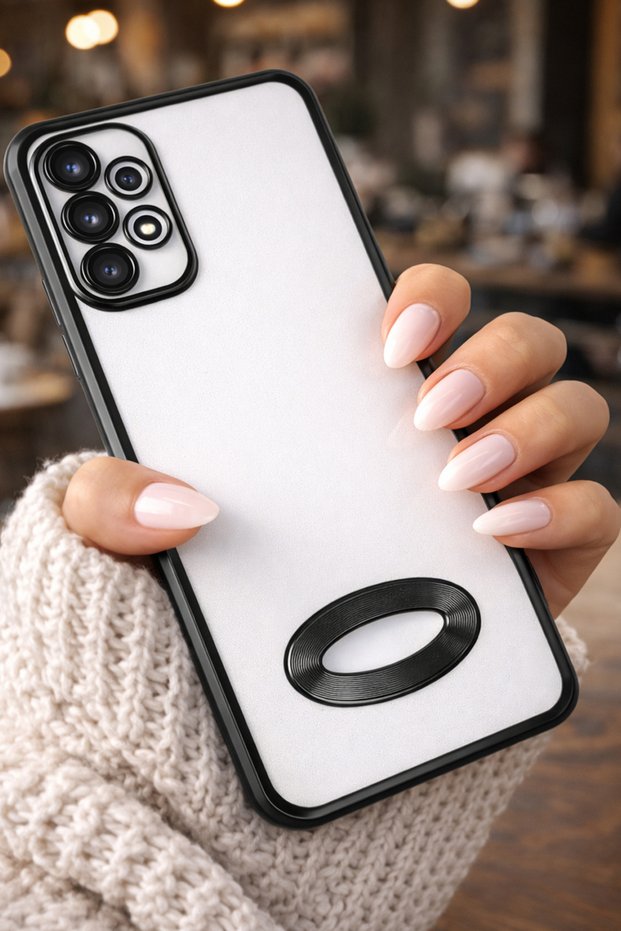 Samsung A73 Compatible Shockproof Silicone Case with Camera Lens Protection