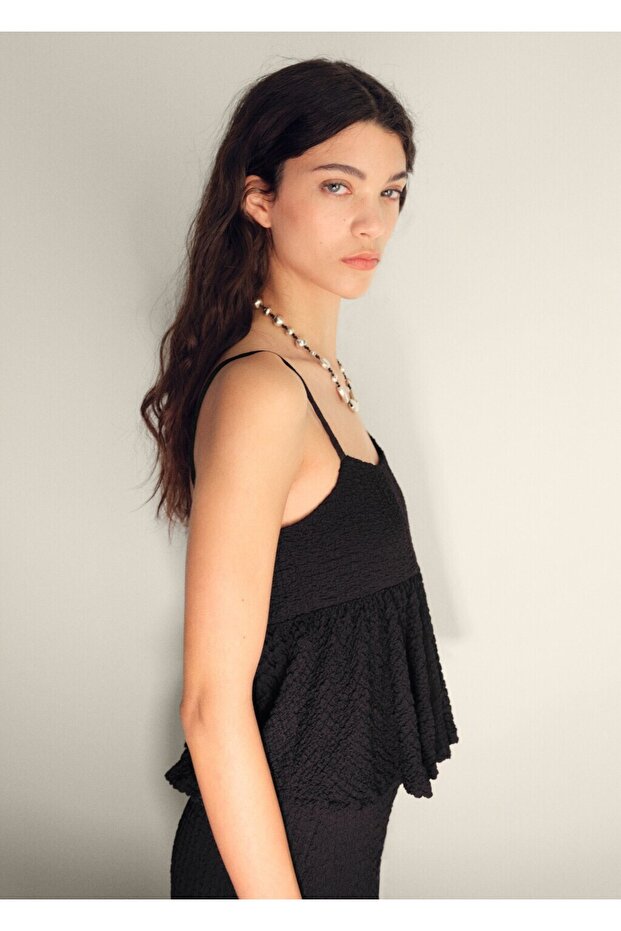 Blouse with Voluminous Texture - 6