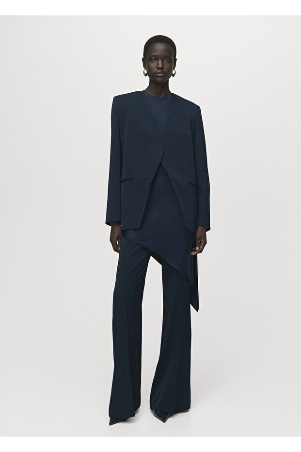 Kruvaze blazer ceket - 2