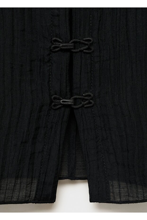 Lyocell bluz alamares - 5