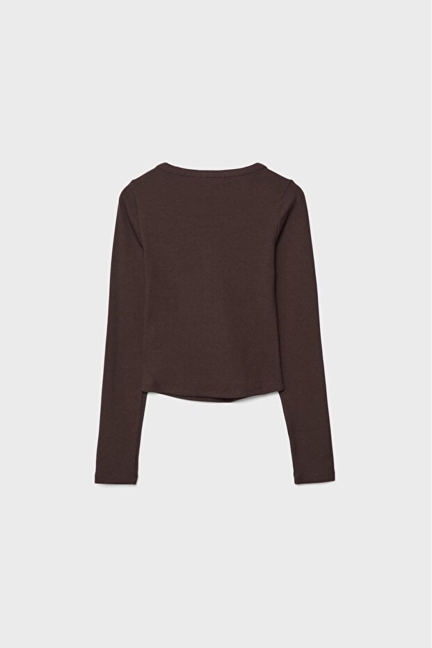 Düğmeli t-shirt - 6