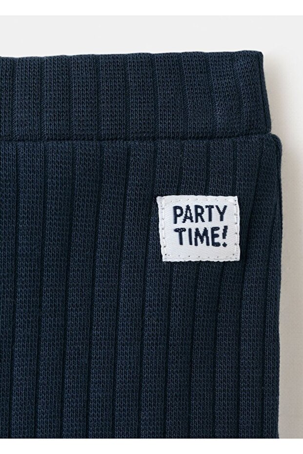 Jogger tasarımlı ribana tayt - 3