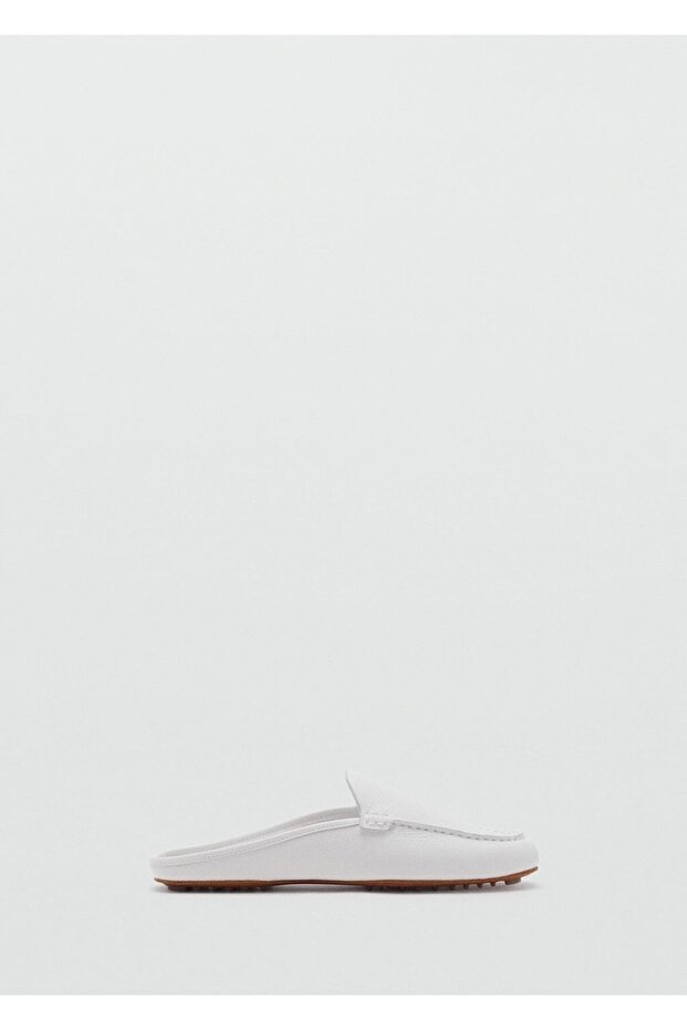 Düz tabanlı deri ayakkabı - 2