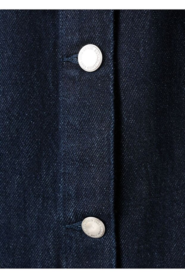 Düğmeli kot tulum - 8