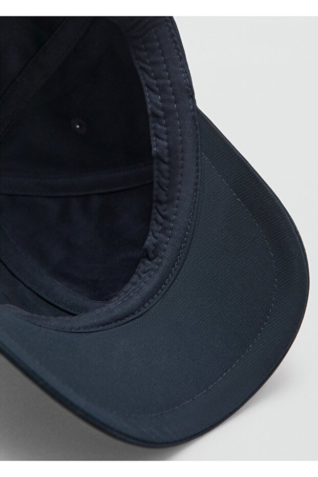 Düz pamuklu şapka - 4