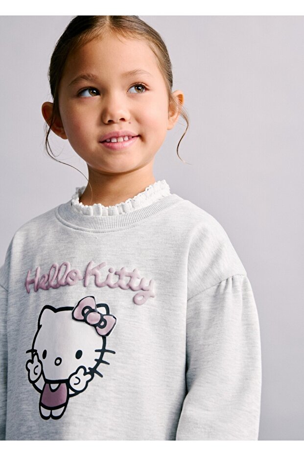 Hello Kitty sweatshirt elbise - 1