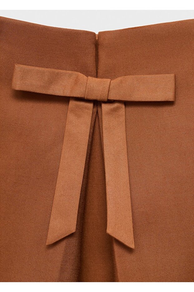 Bağ detaylı elbise - 7