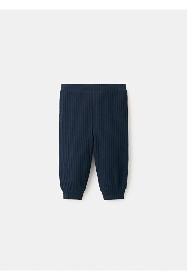 Jogger tasarımlı ribana tayt - 2