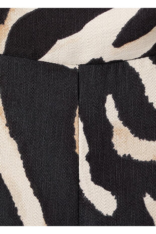 Desenli straplez tulum - 5