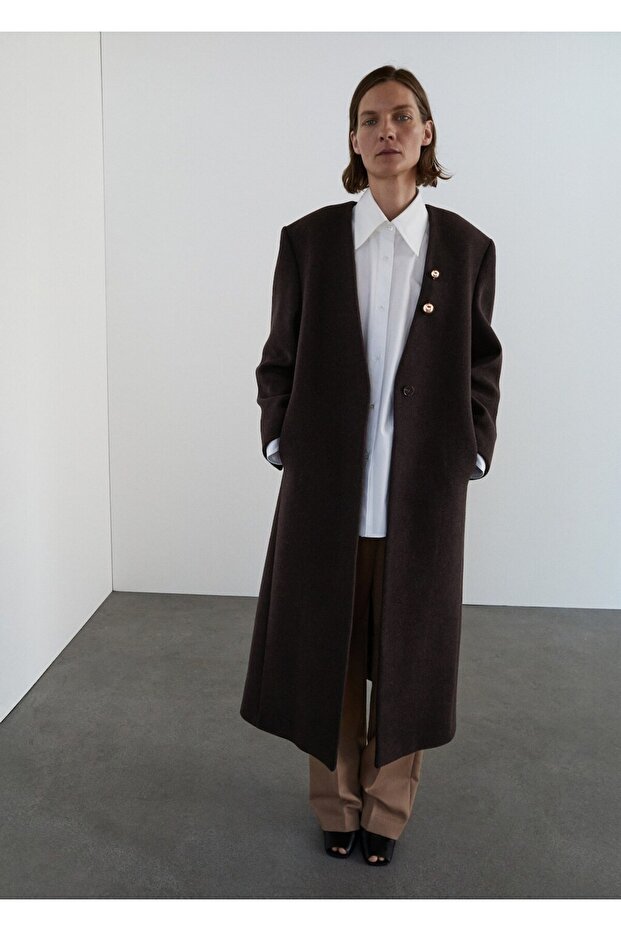 Uzun yün palto - 2