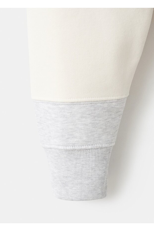 Çizgili polo sweatshirt - 5