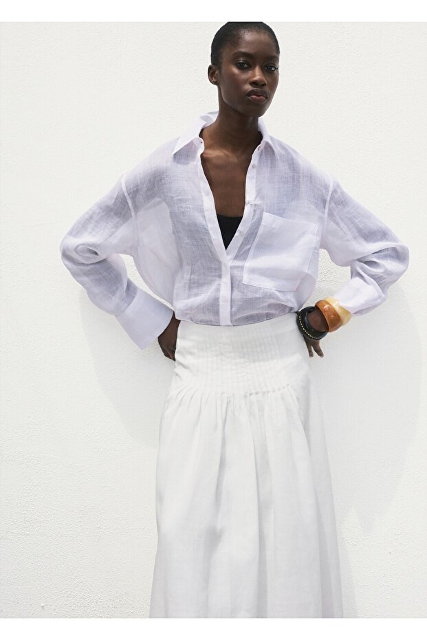 Pileli rami etek - 1