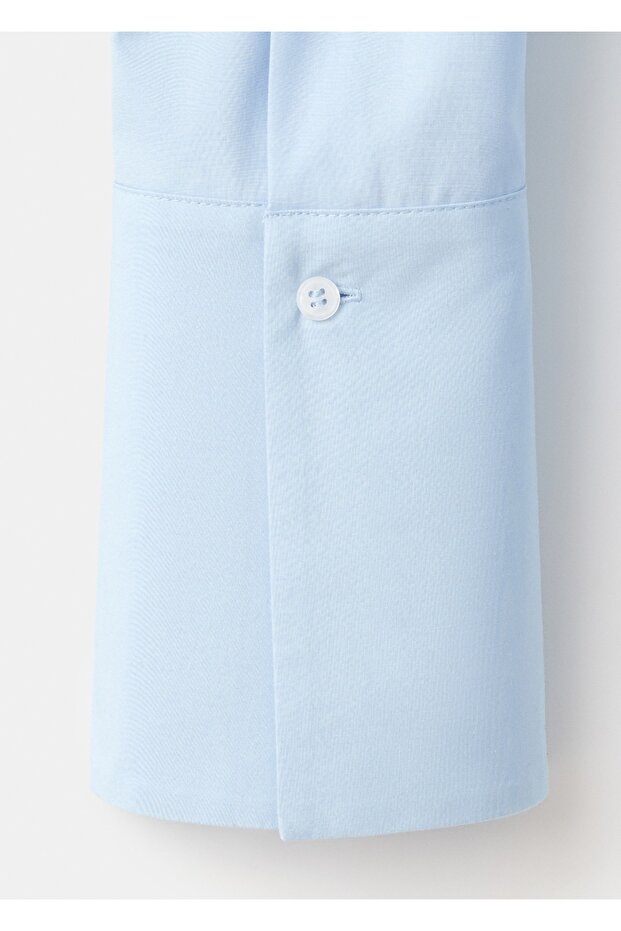 Çiçek işlemeli gömlek - 5