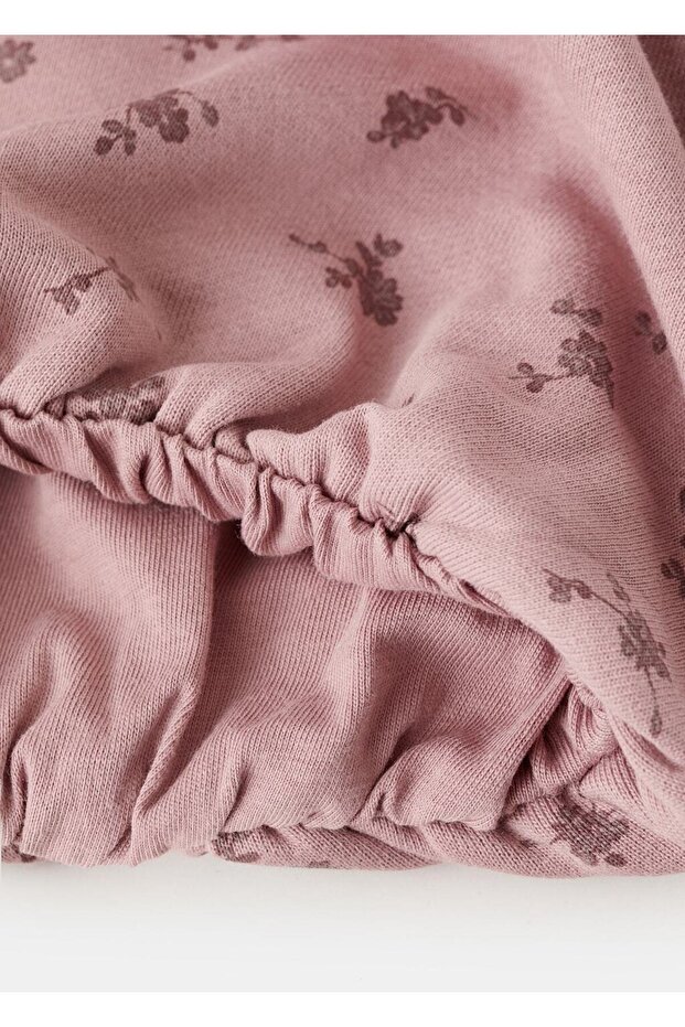 Çiçek desenli işlemeli sweatshirt - 5