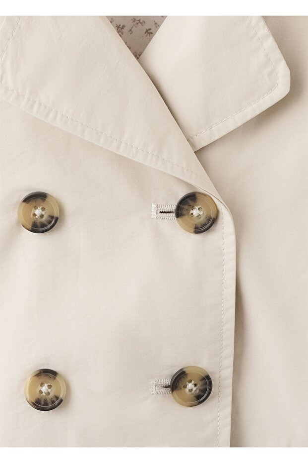 Çift düğmeli trençkot - 3
