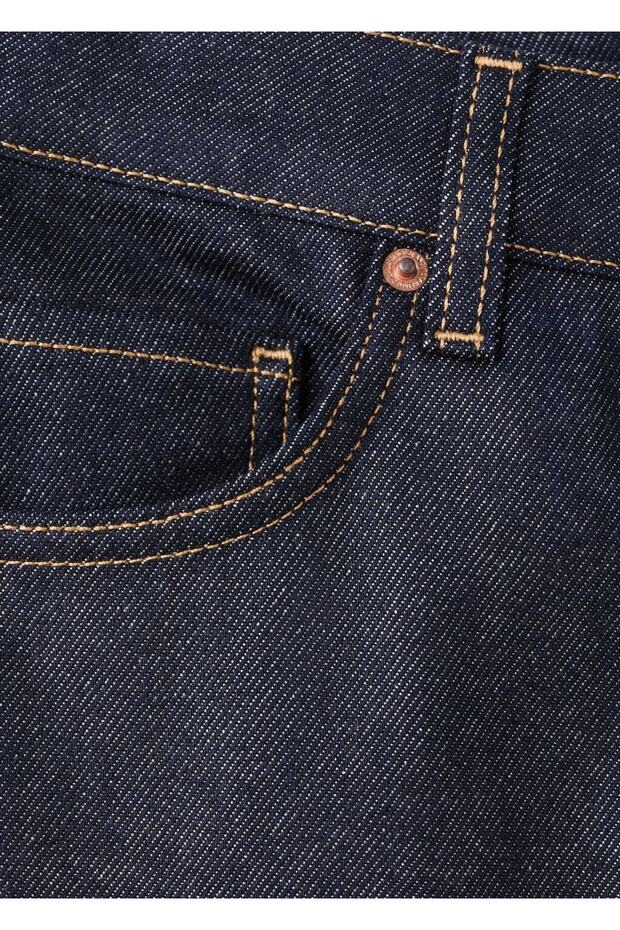 Paçaları kıvrık jean - 5