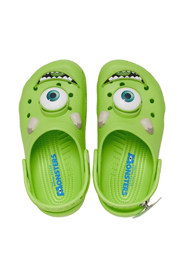 210876-90H Monsters Inc Mike Cls Clg K & Children's Slippers Green