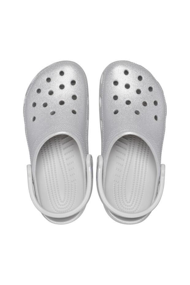 Classic Glitter Clog Silver Glitter - 1